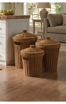 3'lü Kapaklı Rattan Konik Çok Amaçlı Patates- Soğan Sepeti Kahverengi Kahverengi 3'lü Kapaklı Rattan Konik Çok Amaçlı Patates- Soğan Sepeti Kahverengi Kahverengi