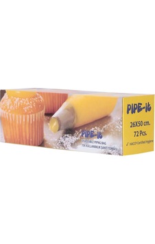 Pastry Planet Pipe It Tek Kullanımlık Krema Torbası 72'li