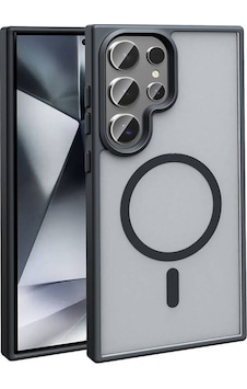 Nihcase Samsung Uyumlu Galaxy S24 Ultra Kılıf M-safe Şarj Özellikli Mat Arka Yüzey Sio Kapak