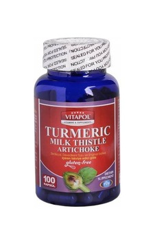 Vitapol Turmeric Milk Thistle Artichoke 100 Kapsül Vitapol Turmeric Milk Thistle Artichoke 100 Kapsül