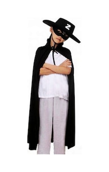 Çocuk Boy Zorro Pelerin + Şapka + Maske Semeglbl - 64 Kostüm Seti Çocuk Boy Zorro Pelerin + Şapka + Maske Semeglbl - 64 Kostüm Seti