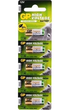 Gp 23a 12v Araç Kumanda Pili 5li Kart Gp 23a 12v Araç Kumanda Pili 5li Kart