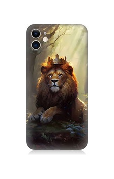 Apple Uyumlu iPhone 11 Silikon Kılıf Kral Aslan Apple Uyumlu iPhone 11 Silikon Kılıf Kral Aslan