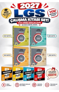 2027 Güncel 8. Sınıf Lgs Çıkmış Sorular Ve Meb Örnek Soruları Çalışma Kitabı Ve 4 Branş Deneme 2027 Güncel 8. Sınıf Lgs Çıkmış Sorular Ve Meb Örnek Soruları Çalışma Kitabı Ve 4 Branş Deneme