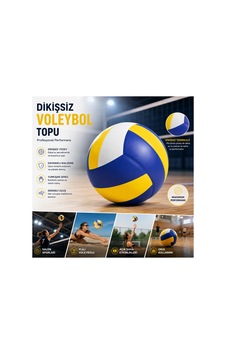 Dikişsiz Profesyonel Voleybol Topu, 5 Numara, Salon, Plaj Ve Açık Saha İçin, Mavi-sarı-beyaz Çok Renkli - 889864955 Çok Renkli