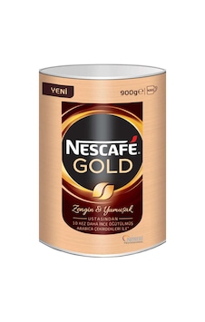 Nescafe Nestle Gold Teneke Signature 900gr 12456216 12584221 Açık Ahşap