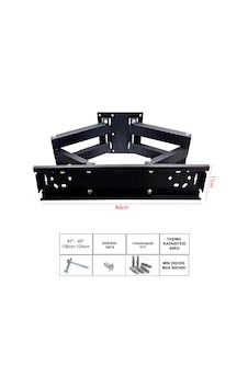 Ufix-6011h Lcd Askı Aparatı Hareketli 6 Kol 42-49 İnç 109-124cm