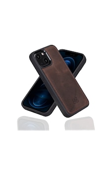 Bouletta Apple İphone 13 Mini Uyumlu Deri Arka Kapak Tn3 Kahve Bouletta Apple İphone 13 Mini Uyumlu Deri Arka Kapak Tn3 Kahve