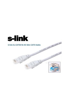 S-Link Sl-Cat50 50M Patch Cord Cat5E Kablo