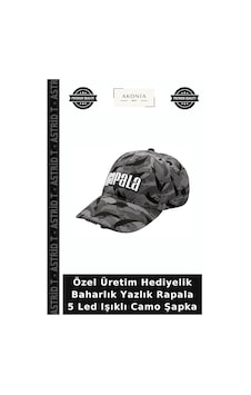 Astrid T Özel Üretim Hediyelik Baharlık Yazlık Rapala 5 Led Işıklı Camo Şapka Çok Renkli Astrid T Özel Üretim Hediyelik Baharlık Yazlık Rapala 5 Led Işıklı Camo Şapka Çok Renkli