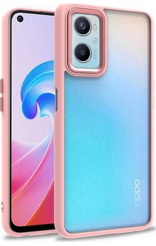 Oppo A76 Kılıf Zore Flora Kapak Rose Gold Oppo A76 Kılıf Zore Flora Kapak Rose Gold