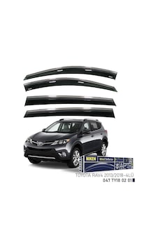 Niken Toyota Rav4 2013-2018 Kromlu Cam Rüzgarlığı 4 Lü
