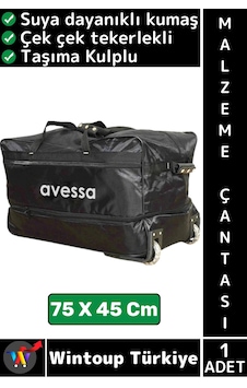 Çanta Suya Dayanıklı Kumaş Spor Okul Futbol Antrenman Çek Çek Tekerlekli Malzeme Çantası 75 X 45 Cm Çok Renkli Çanta Suya Dayanıklı Kumaş Spor Okul Futbol Antrenman Çek Çek Tekerlekli Malzeme Çantası 75 X 45 Cm Çok Renkli
