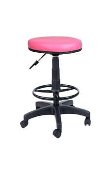 Bürocci Plastik Ayaklı Yüksek Tabure-Pembe-2999U0120 Bürocci Plastik Ayaklı Yüksek Tabure-Pembe-2999U0120