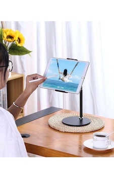 360 Ayarlı Metal Standlı Masa Üstü Tablet Telefon Tutucu Telefon Tablet Standı 360 Ayarlı Metal Standlı Masa Üstü Tablet Telefon Tutucu Telefon Tablet Standı