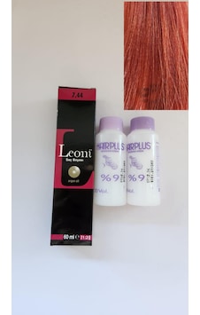 Leoni Profesyonel Saç Boyası 7.44 + Oksidan 2'li Leoni Profesyonel Saç Boyası 7.44 + Oksidan 2'li