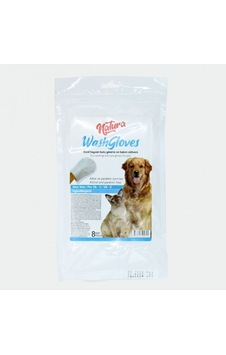 Natura Washgloves Evcil Hayvan Temizleme Eldiveni 8'li