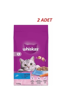 Whiskas Ton Balıklı Kuru Kedi Maması 3.8 Kg 2 Adet Whiskas Ton Balıklı Kuru Kedi Maması 3.8 Kg 2 Adet