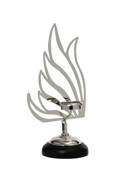 Vitale Kuğu Mumluk Silver 37 Cm Ak.je0081 Vitale Kuğu Mumluk Silver 37 Cm Ak.je0081