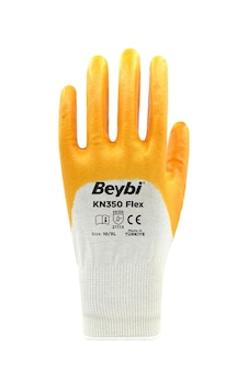 Beybi Pamuk Nitril Pmk Kn350 Flex 9 Beden Eldiven 12li Paket Beyaz Sarı En388 2111x Beybi Pamuk Nitril Pmk Kn350 Flex 9 Beden Eldiven 12li Paket Beyaz Sarı En388 2111x