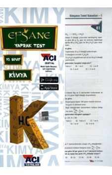 10. Sınıf Kimya Yaprak Test 10. Sınıf Kimya Yaprak Test