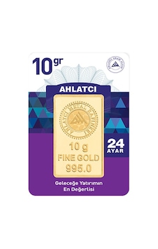 Ahlatcı Kuyumculuk 24 Ayar Külçe Altın 10 G