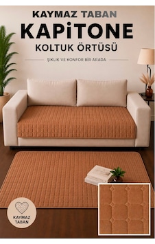 Kare Desenli Tek Parça Kaymaz Taban Kapitone Koltuk Örtüsü Çekyat Kanepe Örtüsü 90x200 Kahverengi Kahverengi Kare Desenli Tek Parça Kaymaz Taban Kapitone Koltuk Örtüsü Çekyat Kanepe Örtüsü 90x200 Kahverengi Kahverengi