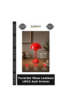 Özel Üretim Yuvarlak Masa Lambası Lw12 Açık Kırmızı Çalışma Aksesuar Şarkı Diğer Özel Üretim Yuvarlak Masa Lambası Lw12 Açık Kırmızı Çalışma Aksesuar Şarkı Diğer