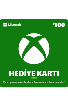 Microsoft Xbox Hediye Kartı 100 TL Microsoft Xbox Hediye Kartı 100 TL
