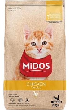 Midos Tavuklu Yavru Kedi Maması 2 KG
