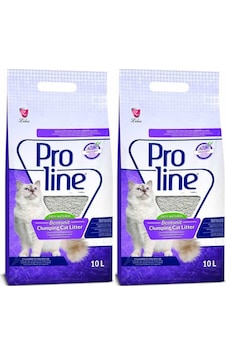 Pro Line Lavanta Kokulu Kalın Bentonit Kedi Kumu 2 x 10 L Pro Line Lavanta Kokulu Kalın Bentonit Kedi Kumu 2 x 10 L