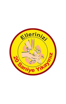Sarı Ellerinizi 20 Saniye Yıkayınız Uyarı Levhası 25x25 Cm 1 Adet Sarı Ellerinizi 20 Saniye Yıkayınız Uyarı Levhası 25x25 Cm 1 Adet