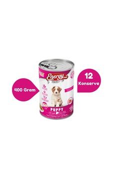 Energy Kuzu Etli Konserve Yavru Köpek Maması 12 x 400 G Energy Kuzu Etli Konserve Yavru Köpek Maması 12 x 400 G