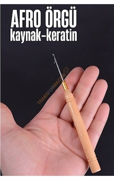 Afro Örgü İğnesi Saç Kaynak Keratin Tığı