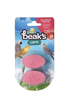 Beaks Çilek Aromalı Gaga Taşı - İkili Beaks Çilek Aromalı Gaga Taşı - İkili