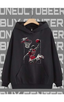 Buy Center Basketbol Baskılı Oversize Sweatshirt Hoodie Basketçi Siyah3 Buy Center Basketbol Baskılı Oversize Sweatshirt Hoodie Basketçi Siyah3