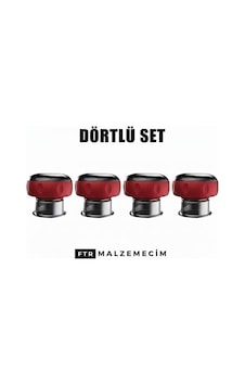 12 Seviyeli Dörtlü Akıllı Kupa Masaj Seti Kırmızı 12 Seviyeli Dörtlü Akıllı Kupa Masaj Seti Kırmızı