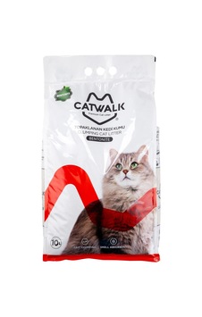 2 Adet Catwalk Bentonit Topaklanan Kedi Kumu