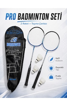 Ckspor Pro-606 Badminton Seti 2 Raket 3 Top Taşıma Çantalı Badminton Raketi Ve Top Seti Ckspor Pro-606 Badminton Seti 2 Raket 3 Top Taşıma Çantalı Badminton Raketi Ve Top Seti