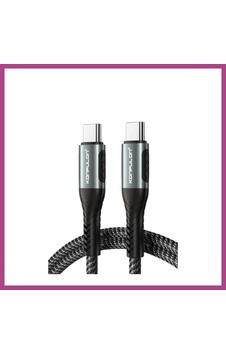 Gees Global Konfulon Dc43 Type-c To Type-c 1m Örgü 60w Hızlı Şarj Kablo - Siyah Gbzs Gees Global Konfulon Dc43 Type-c To Type-c 1m Örgü 60w Hızlı Şarj Kablo - Siyah Gbzs