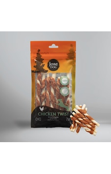 Jose Dog Chicken Twist Et Sargı Burgu Çubuk 7'li 12 CM Jose Dog Chicken Twist Et Sargı Burgu Çubuk 7'li 12 CM