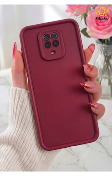 Fibaks Redmi Note 9 Pro/9s Uyumlu Kılıf Kamera Korumalı Yumuşak Dokulu Darbe Emici Bordo Silikon Kapak Fibaks Redmi Note 9 Pro/9s Uyumlu Kılıf Kamera Korumalı Yumuşak Dokulu Darbe Emici Bordo Silikon Kapak