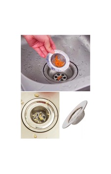 3'li Metal Mutfak Lavabo Süzgeci Paslanmaz 3 Adet Evye 7 Cm Diğer