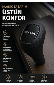 Mercedes W210, W202 Classıc Vites Topuzu Siyah Mercedes W210, W202 Classıc Vites Topuzu Siyah