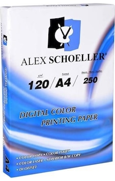 Alex Schoeller Fotokopi Kağıdı A4 120 G 250'li Alx-847 Alex Schoeller Fotokopi Kağıdı A4 120 G 250'li Alx-847