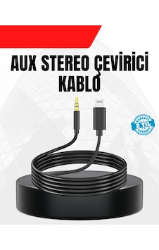 1 Metre Lightning To Aux Çevirici Kablo Stereo Ses Semeglbl - 86 Yüksek Kalite 1 Metre Lightning To Aux Çevirici Kablo Stereo Ses Semeglbl - 86 Yüksek Kalite