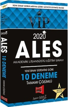 Yargı Yayınları 2020 ALES VIP Yeni Sınav Sistemine Göre Tamamı Yargı Yayınları 2020 ALES VIP Yeni Sınav Sistemine Göre Tamamı