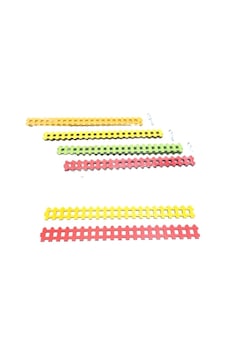 Misyon Maket Ahşap Çit Renkli 30cm 4lü