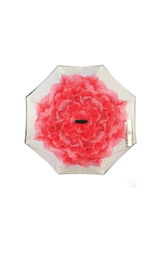 Ay-ege Kadın Şemsiye Ters Şemsiye Pembe Şakayık Pembe Ay-ege Kadın Şemsiye Ters Şemsiye Pembe Şakayık Pembe