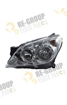 Opel Astra H Ön Far Kromlu Beyaz 2007- Sol 1216659